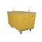 Steele Canvas Basket 24 BU Permanent Truck Yellow Vinyl w/Grey Vinyl - 5in Casters 9224VYLWVGRYW5 - alternate 1